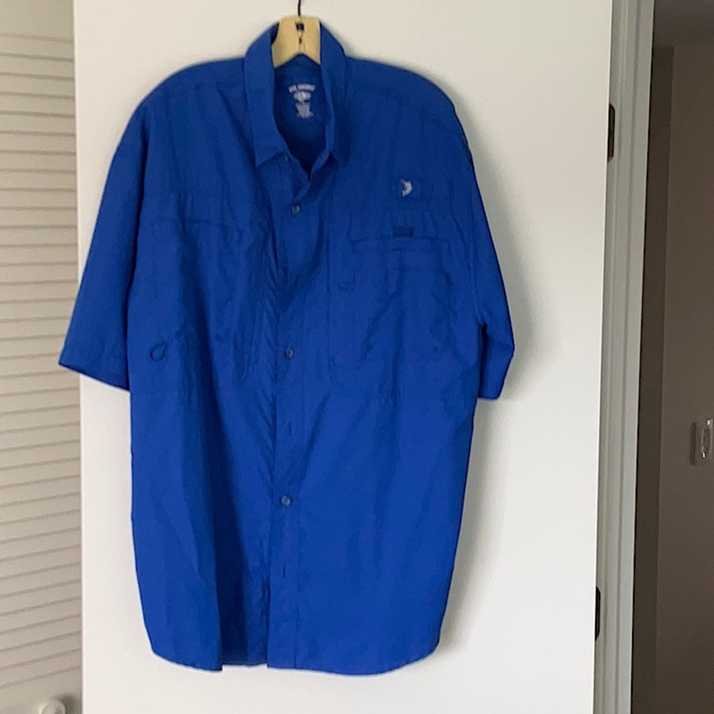 Reel Legends Men's Saltwater SS Button Up Shirt